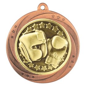 Superstar Boxing Medal Bronze 60mm