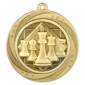 Superstar Chess Medal Gold 60mm