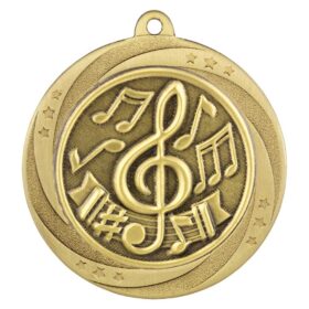 Superstar Music Medal Gold 60mm