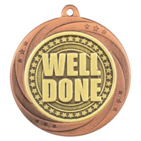 Superstar Well Done Medal Bronze 60mm