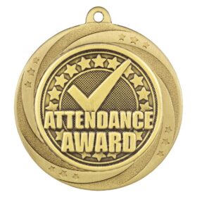 Superstar Attendance Medal Gold 60mm