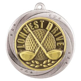 Superstar Longest Drive Medal Silver 60mm