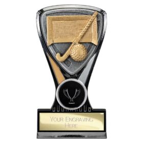 Wolverine Plaque Hockey Carbon Black & Fusion Gold 130mm