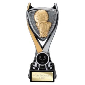 Wolverine Tower Netball Carbon Black & Fusion Gold 180mm