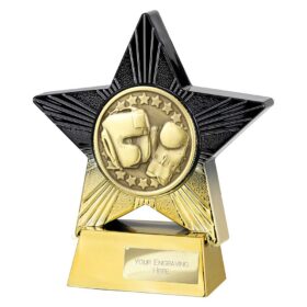 Superstar Boxing Award Black & Gold 140mm