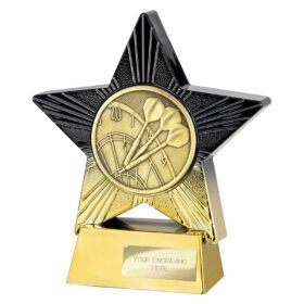 Superstar Darts Award Black & Gold 140mm