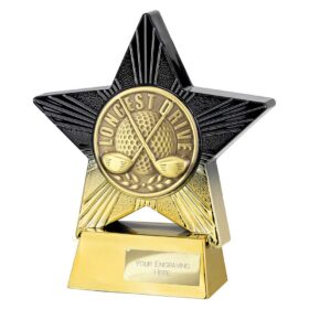 Superstar Longest Drive Award Black & Gold 140mm