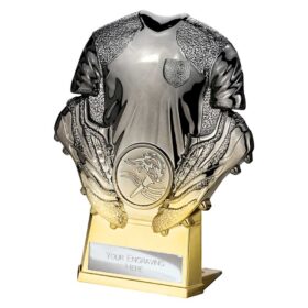 Invincible Football Heavyweight Shirt Gunmetal to Gold 120mm