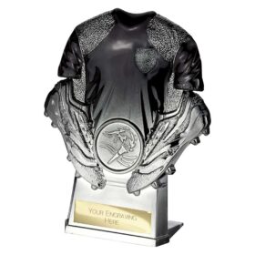 Invincible Football Heavyweight Shirt Carbon Black to Gunmetal 120mm