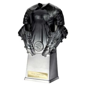 Invincible Football Heavyweight Shirt Carbon Black to Gunmetal 220mm