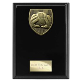 Cobra Plaque Football Goal Keeper Award Epic Black 175mm
