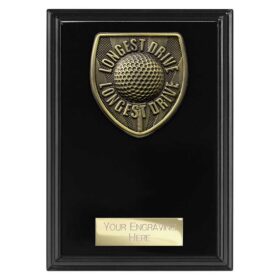 Cobra Plaque Golf Longest Drive Award Epic Black 150mm