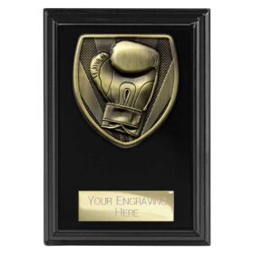 Cobra Plaque Boxing Award Epic Black 125mm