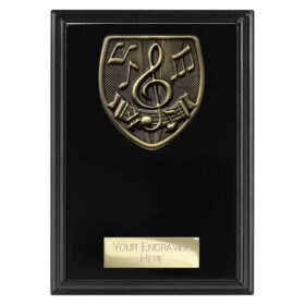 Cobra Plaque Music Award Epic Black 150mm