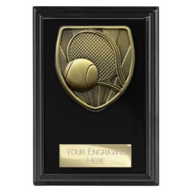 Cobra Plaque Tennis Award Epic Black 125mm