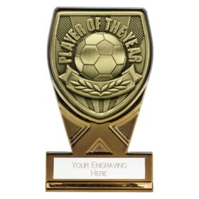 Fusion Cobra Player of Year Plaque Award Black & Gold 110mm