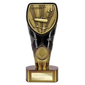 Fusion Cobra Gymnastics Award Black & Gold 150mm