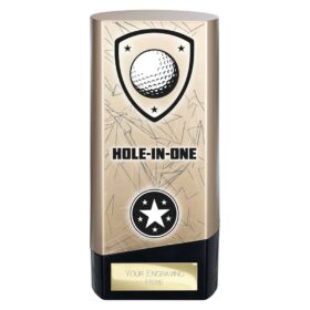 Prime Heavyweight Golf Hole in One Gold & Black 160mm