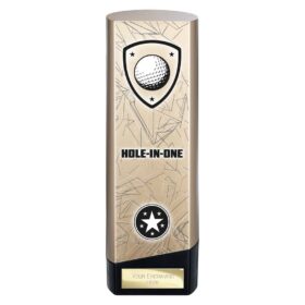 Prime Heavyweight Golf Hole in One Gold & Black 220mm