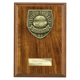 Cobra Plaque Player of Match Award Walnut 175mm