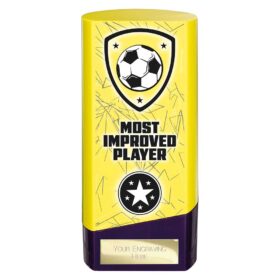 Prime Heavyweight Most Improved Player Yellow & Purple 160mm