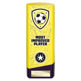 Prime Heavyweight Most Improved Player Yellow & Purple 190mm