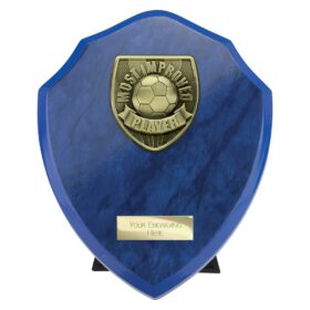 Cobra Shield Most Improved Player Award Azure Blue 175mm