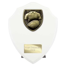 Cobra Shield Rugby Shirt & Ball Award Arctic White 175mm