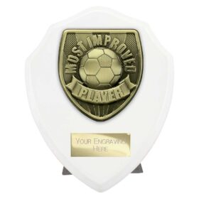 Cobra Shield Most Improved Player Award Arctic White 125mm