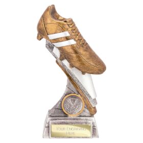 Thunder Flash Football Award Antique Silver & Gold 175mm