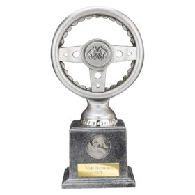 Velocity Steering Wheel Award Antique Silver 200mm