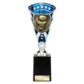 Cobra Star Cup Boxing Silver & Blue 255mm