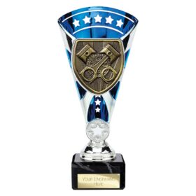 Cobra Star Cup Motorsport Piston Silver & Blue 210mm