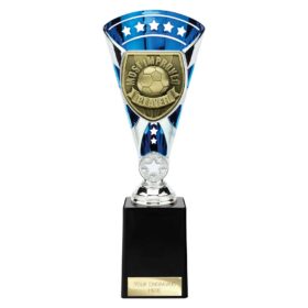 Cobra Star Cup Most Improved Player Silver & Blue 255mm