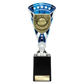 Cobra Star Cup Thank you Coach Silver & Blue 255mm