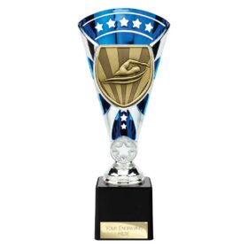 Cobra Star Cup Swimming Silver & Blue 230mm