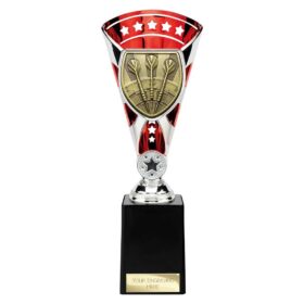 Cobra Star Cup Darts Silver & Red 255mm