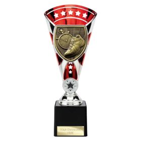 Cobra Star Cup Running Silver & Red 230mm