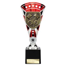 Cobra Star Cup Motorsport Piston Silver & Red 230mm