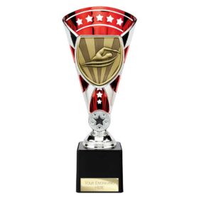 Cobra Star Cup Swimming Silver & Red 230mm