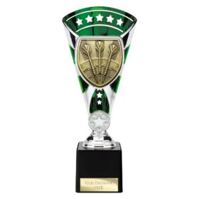 Cobra Star Cup Darts Silver & Green 230mm