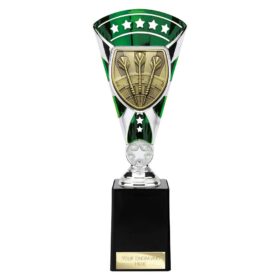 Cobra Star Cup Darts Silver & Green 255mm