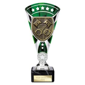 Cobra Star Cup Motorsport Piston Silver & Green 210mm