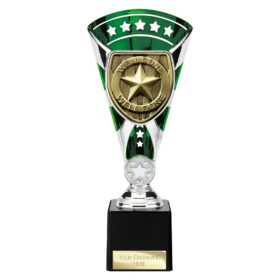 Cobra Star Cup Well Done Silver & Green 230mm