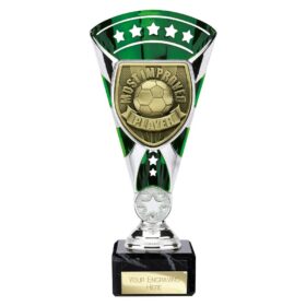 Cobra Star Cup Most Improved Player Silver & Green 210mm