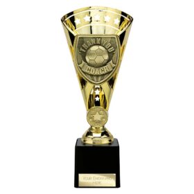 Cobra Star Cup Thank you Coach Gold 230mm