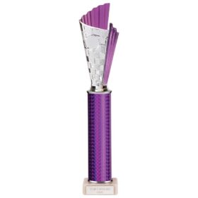 Flash Plastic Trophy Purple 370mm