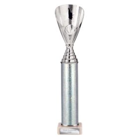 Rising Stars Plastic Trophy Silver 355mm