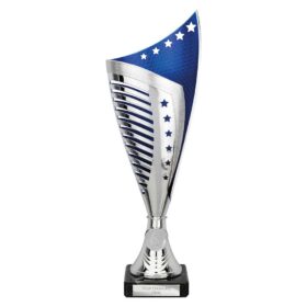 Nebula Trophy Silver & Blue 330mm