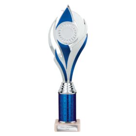Volcano Multisport Tube Trophy Silver & Blue 310mm